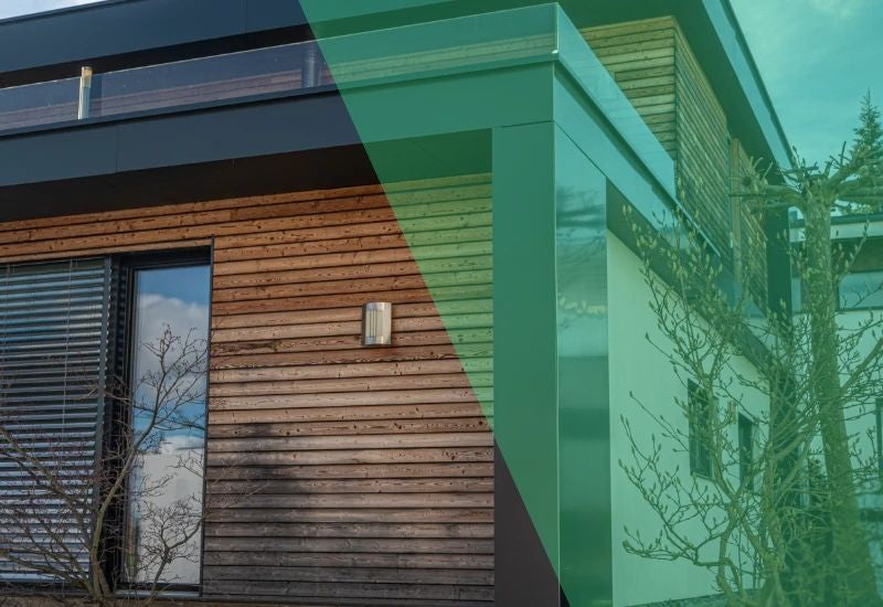Houten gevelbekleding