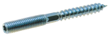 Stokeind van verzinkt staal - M10x200 Zeskant Torx 25