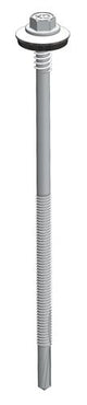 Sandwichpaneelschroef 6,3/5,5x135 mm - RVS A2 bimetaal met 22 mm afdichtingsring - boorpunt #5