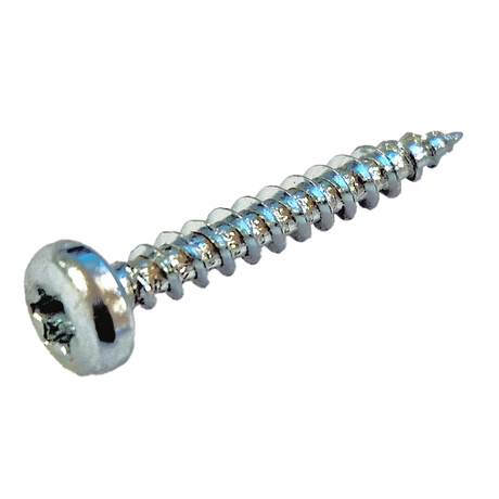 QZ Spaanplaatschroeven 3.5 x 16 mm met bolkop (panhead) en Torx 10, verzinkt staal.